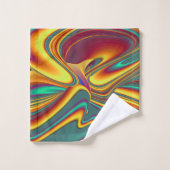 Magische zomerbloemen bad handdoek (Wasdoekje)