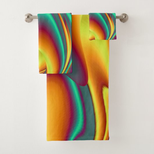 Magische zomerbloemen bad handdoek (Insitu)