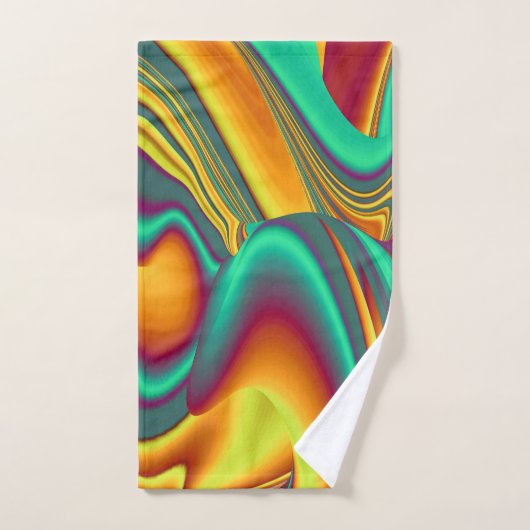 Magische zomerbloemen bad handdoek (Handdoek)