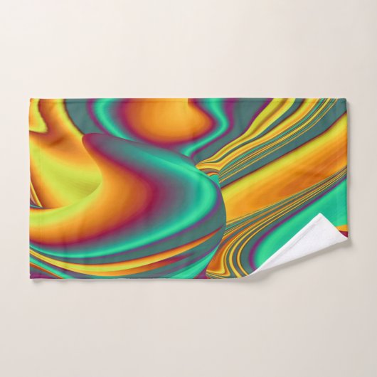 Magische zomerbloemen bad handdoek (Handdoek)