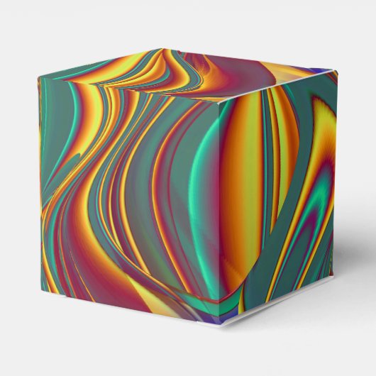 Magische zomerbloemen bedankdoosjes (Achterkant)