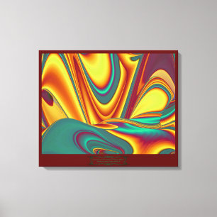 Magische zomerbloemen canvas afdruk