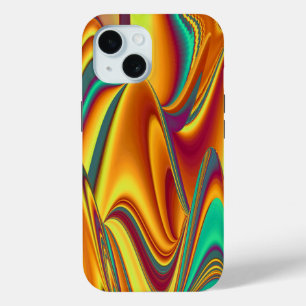 Magische zomerbloemen iPhone 15 case