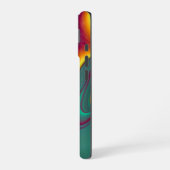 Magische zomerbloemen iPhone 16 hoesje (Linkerkant)