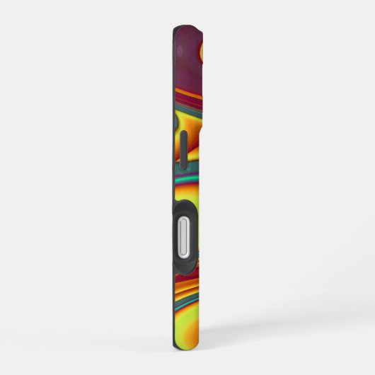 Magische zomerbloemen iPhone 16 hoesje (Rechterkant)