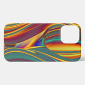 Magische zomerbloemen iPhone hoesje (Achterkant horizontaal)