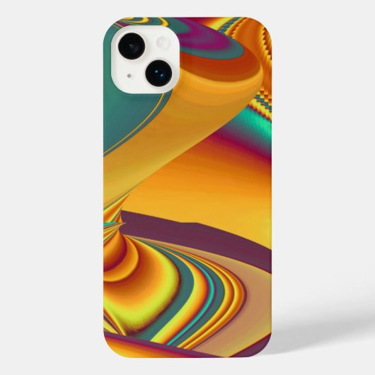 Magische zomerbloemen iPhone hoesje (Achterkant)