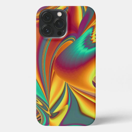 Magische zomerbloemen iPhone hoesje (Achterkant)