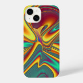 Magische zomerbloemen iPhone hoesje (Achterkant)