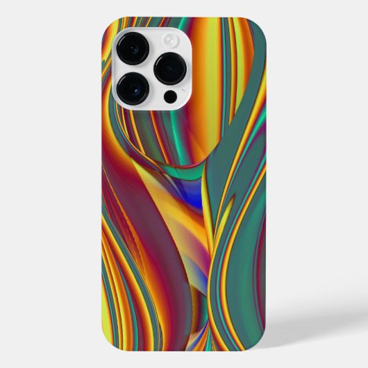 Magische zomerbloemen iPhone hoesje (Achterkant)