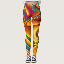 Magische zomerbloemen leggings