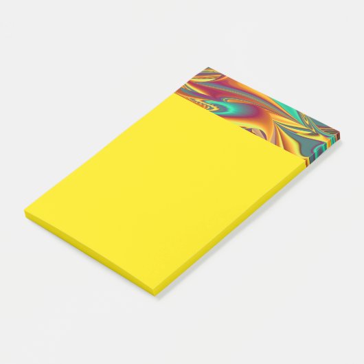 Magische zomerbloemen post-it® notes (Schuin)