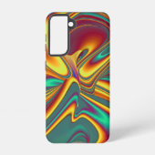 Magische zomerbloemen samsung galaxy hoesje (Achterkant)