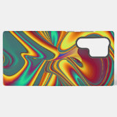 Magische zomerbloemen samsung galaxy hoesje (Achterkant horizontaal)