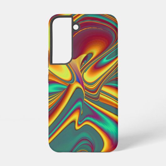 Magische zomerbloemen samsung galaxy hoesje (Achterkant)