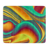 Magische zomerbloemen snijplank (Voorkant)