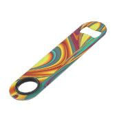 Magische zomerbloemen speed flessenopener (Voorkant Gekanteld)