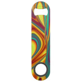 Magische zomerbloemen speed flessenopener (Achterkant)