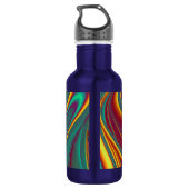 Magische zomerbloemen waterfles  (Achterkant)