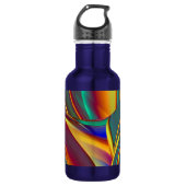 Magische zomerbloemen waterfles  (Voorkant)