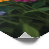 Magische Zomertuin Acryl Poster (Hoek)