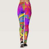 Magische zomertuin leggings (Achterkant)