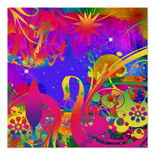 Magische zomertuin perfect poster (Voorkant)