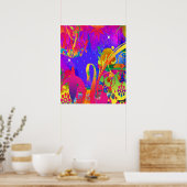 Magische zomertuin poster (Keuken)