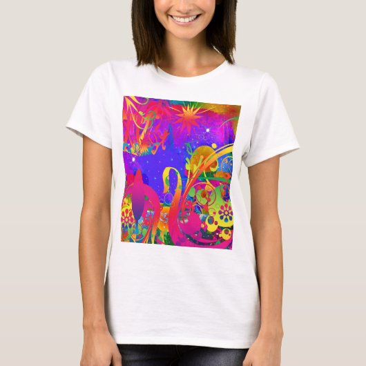 Magische zomertuin t-shirt (Voorkant)