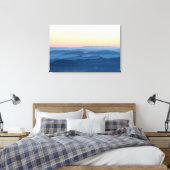 Magische zonsonderende lagen canvas afdruk (Insitu (Slaapkamer))