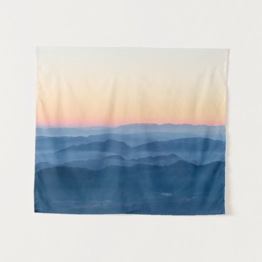 Magische zonsonderende lagen wandkleed (Voorkant (horizontaal))