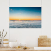 Magische zonsopgang boven wolken poster (Keuken)