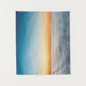 Magische zonsopgang boven wolken wandkleed (Voorkant)