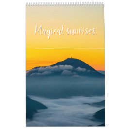 Magische zonsopgangen landschapsfotokalender kalender