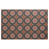 Magische Zwarte en Rode Mandala Stof (Fat Quarter)
