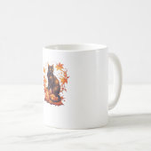 Magische zwarte kat in het herfstbos - Celestial F Koffiemok (Voorkant rechts)