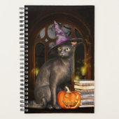 Magische zwarte kat Planner (Voorkant)