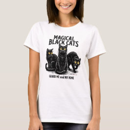 Magische Zwarte Katten T-shirt