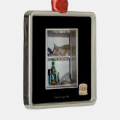 Magishun Kitteh Metalen Ornament (Rechts)