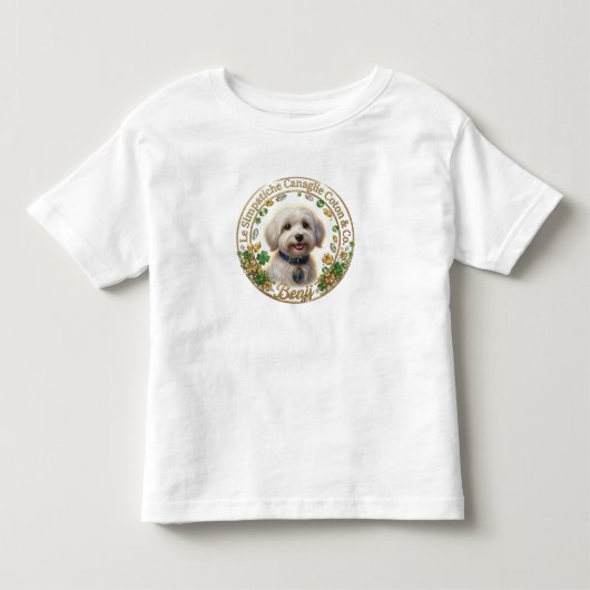 Maglietta Ufficiale Benji- Coton Detectives Kinder Shirts (Voorkant)