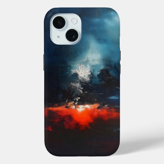 Magma Abstracte kunst Case-Mate iPhone Case (Achterkant)