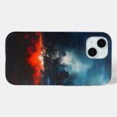 Magma Abstracte kunst Case-Mate iPhone Case (Achterkant (horizontaal))