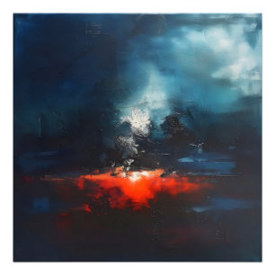 Magma Abstracte kunst Foto Afdruk