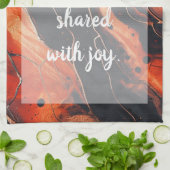 Magma Bloom Keukenhanddoeken (Gevouwen)