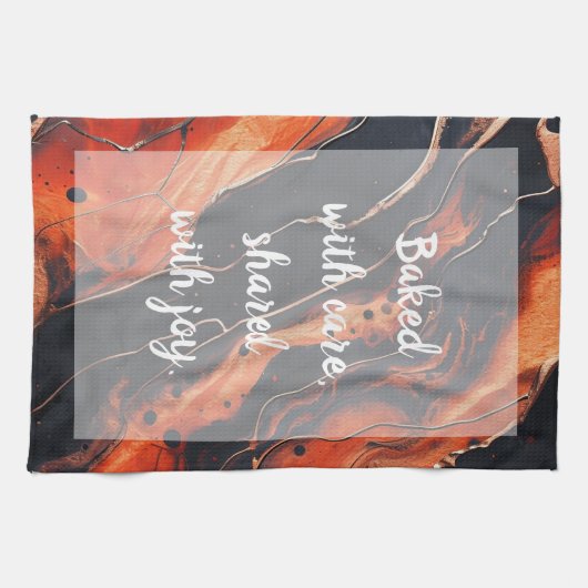 Magma Bloom Keukenhanddoeken (Horizontaal)