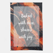 Magma Bloom Keukenhanddoeken (Verticaal)