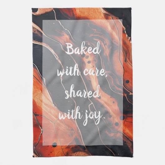 Magma Bloom Keukenhanddoeken (Verticaal)