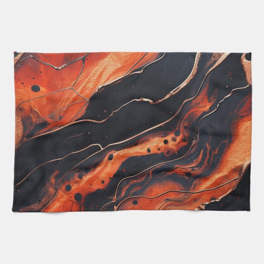 Magma Bloom Theedoek (Horizontaal)