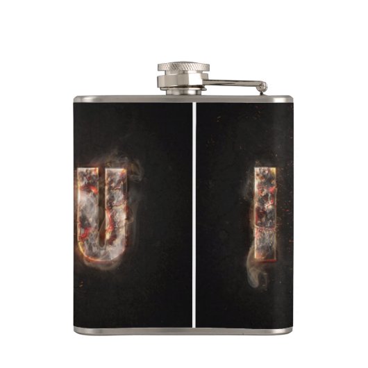 Magma-effect Heupfles (Achterkant)