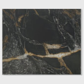 "magma gold" graniet-look WRAPPING PAPER Cadeaupapier (Vlak)